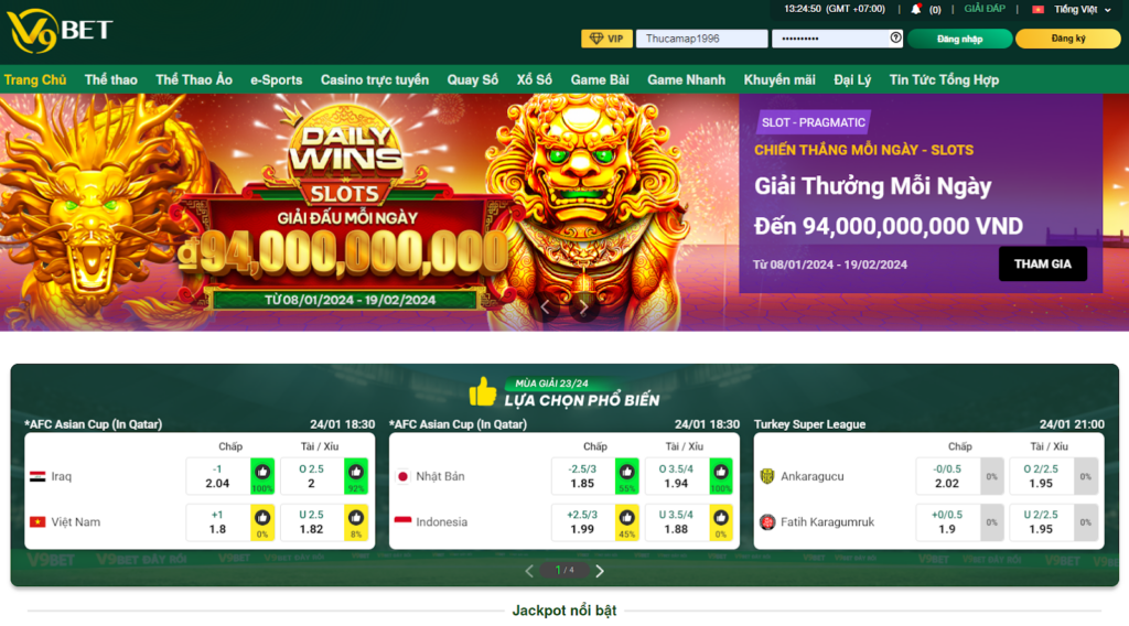 Lưu ý khi đăng nhập V9bet