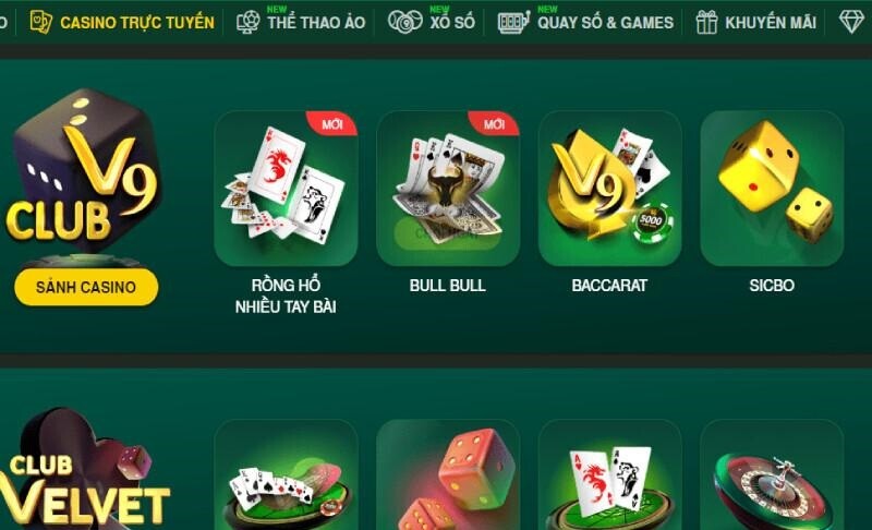 Hướng dẫn cách chơi game Rồng Hổ V9bet nhanh chóng, đơn giản nhất