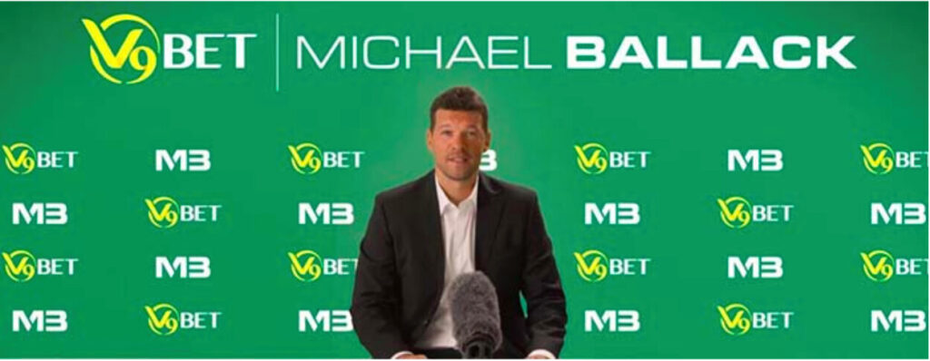 Lợi ích từ sự hợp tác đôi bên giữa V9bet và Michael Ballack