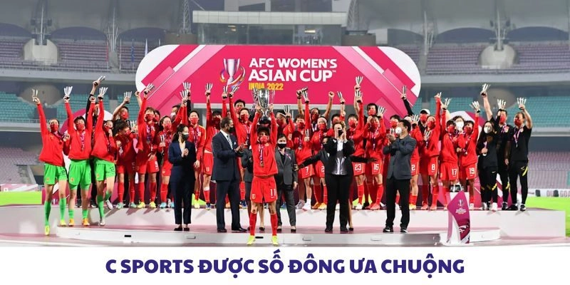 C Sports được số đông ưa chuộng