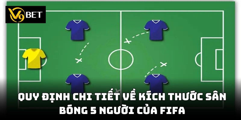Các vị trí trong sân bóng 5 người cụ thể